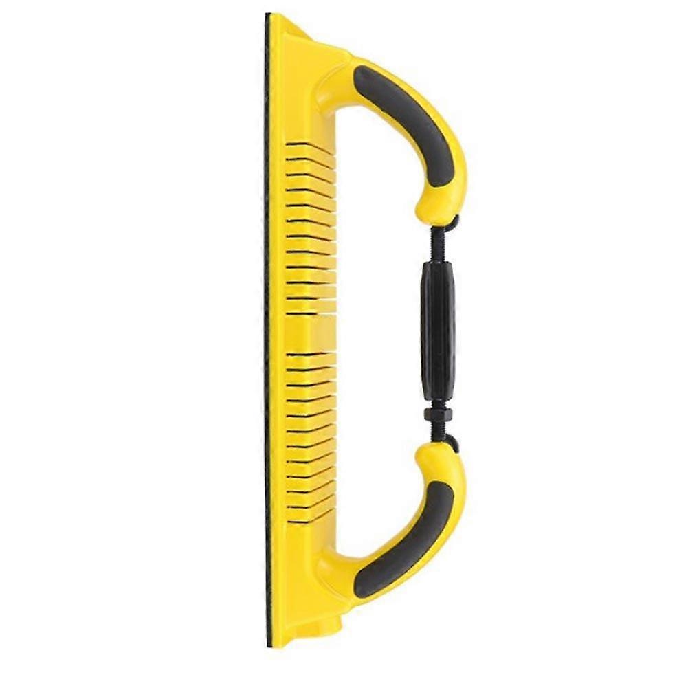 Dry Grinding Hand Push Board Car Putty Ash Planer Rectangular Arc Sandpaper Vacuum Hand Grinding Board Polishing Sanding Tool
