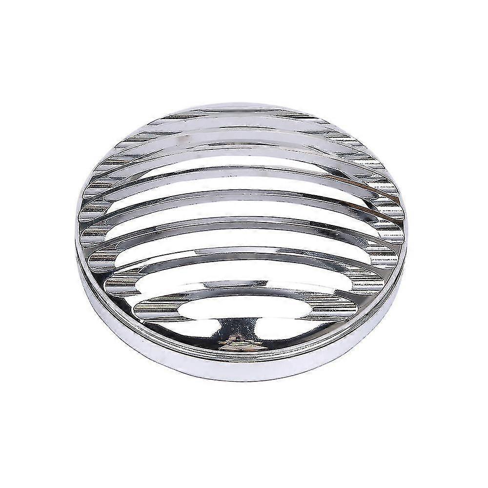 Motorcycle 5 3/4inch Cnc Led Headlight Grill Cover Chrome