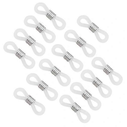 100pcs Diy Silicone Glasses Ring Attachment