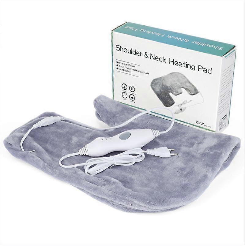 Electric Large Warming Heating Pad Blanket Portable Shoulder Neck Back Heating Shawl Wrap Pain Relief Temperature Controller
