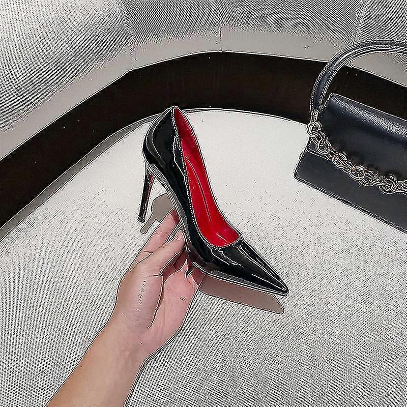 Schoenen Pumps Rode Zool Kerstmis Vrouwen Rode Zool Pumps Nieuwe