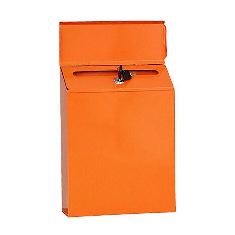 1Pcs Modern Mailbox Comment Letter Deposit Suggestion Drop Box Secured Payments Key Paperwork Secure Postbox Decor F