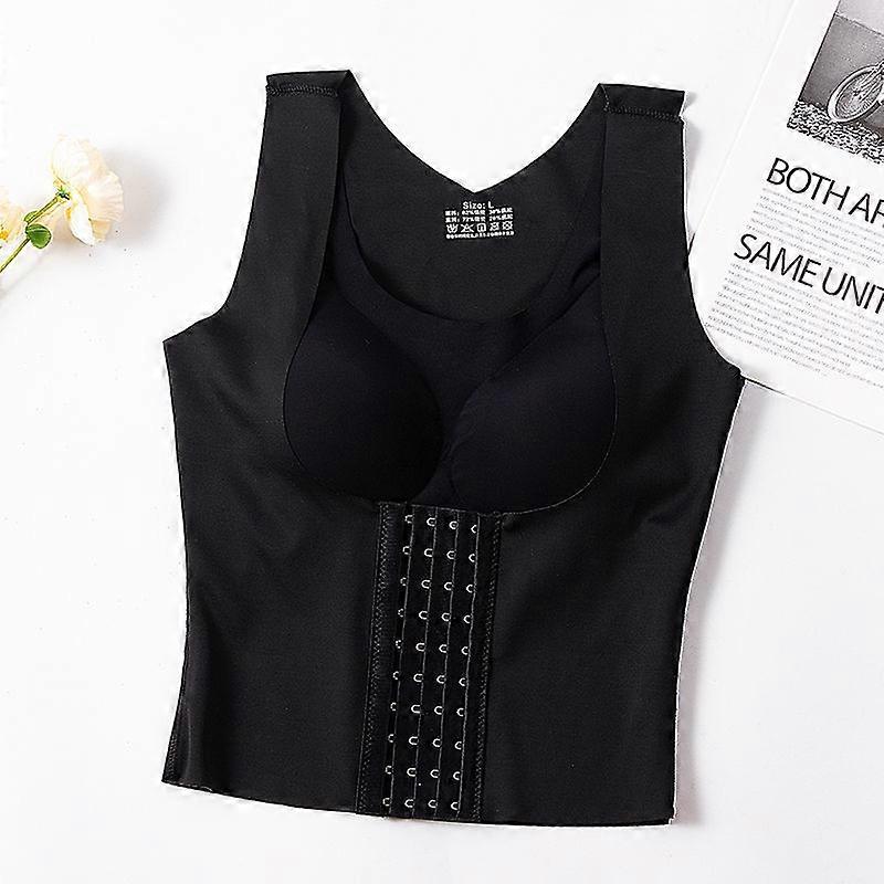 Women's Shapewear 3 In 1 Corset Shaper Tank Top Waist Buttoned Bra Shapewear