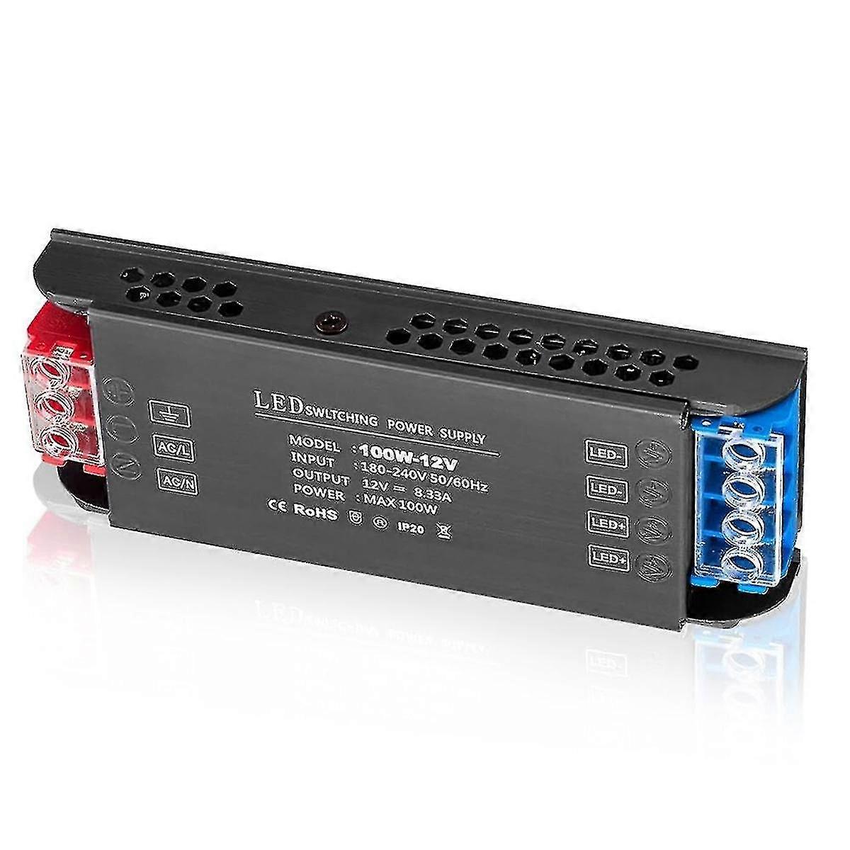 Led Transformer 12 V 100 W, Led Transformer 230 V To 12 Volt Dc, Transformer Switching <br>