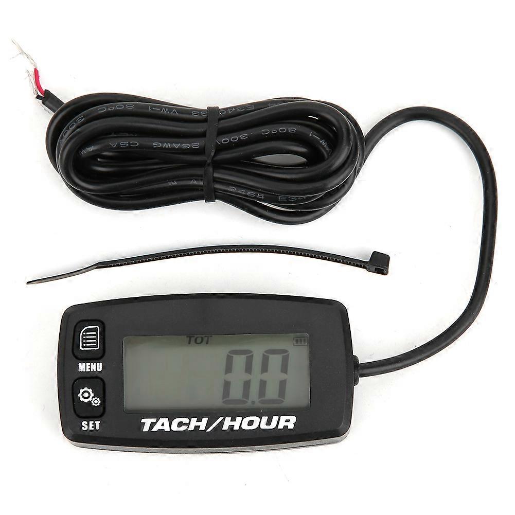 Portable Digital Hour Meter Counter Multifunction Accessory for Chainsaw Mower Generator YEMAA