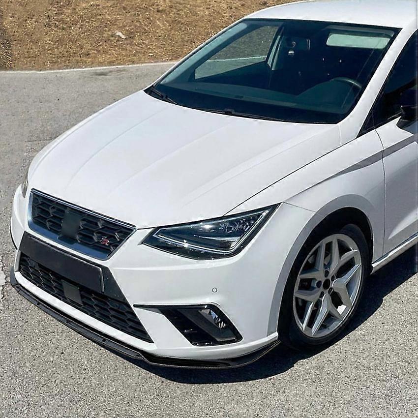 Front Spoiler Lip For Seat Ibiza 6L - Front Apron Attachment, Plastic Tuning Lip, Easy To Install