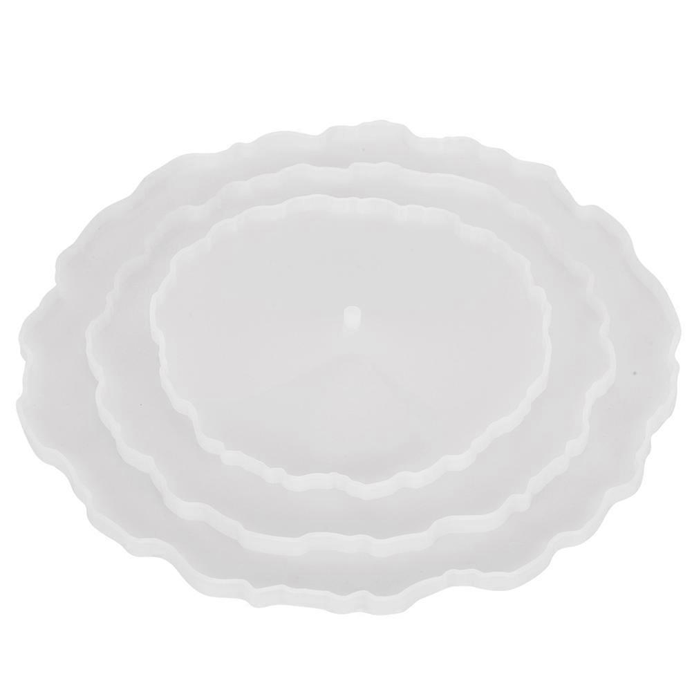 قالب سيليكون لصينية فاكهة غير منتظمة، صناعة يدوية، قوالب صينية شاي مزخرفة، ملحقات