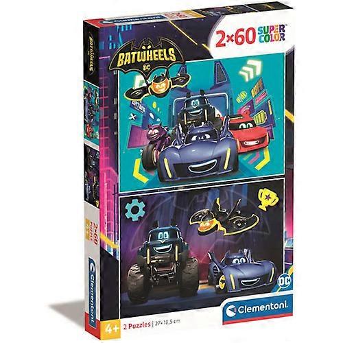 60-PIECE Clementoni Batwheels 2x Puzzle Engaging and Fun Puzzle Game for Kids