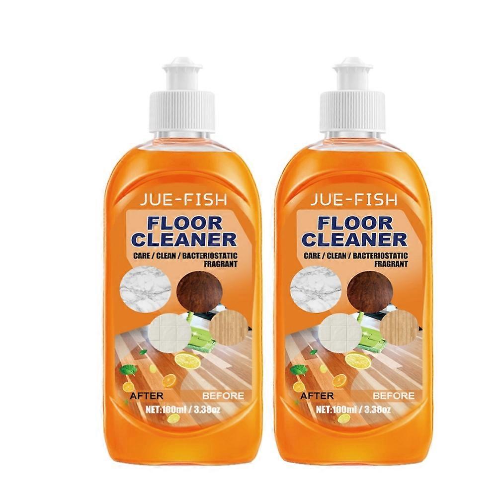 2pcs Floor Cleaner Liquid Safe Floor Cleaning Polishing Liquid Detergent Easy To Use And Convenient Floor Cleaning Solution For Home