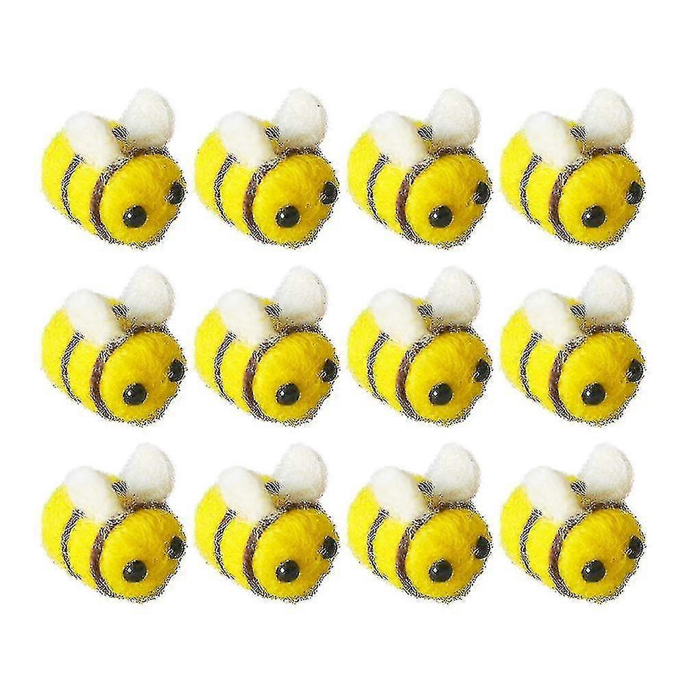 Wool Felt Bumble Bee Mini Crafts