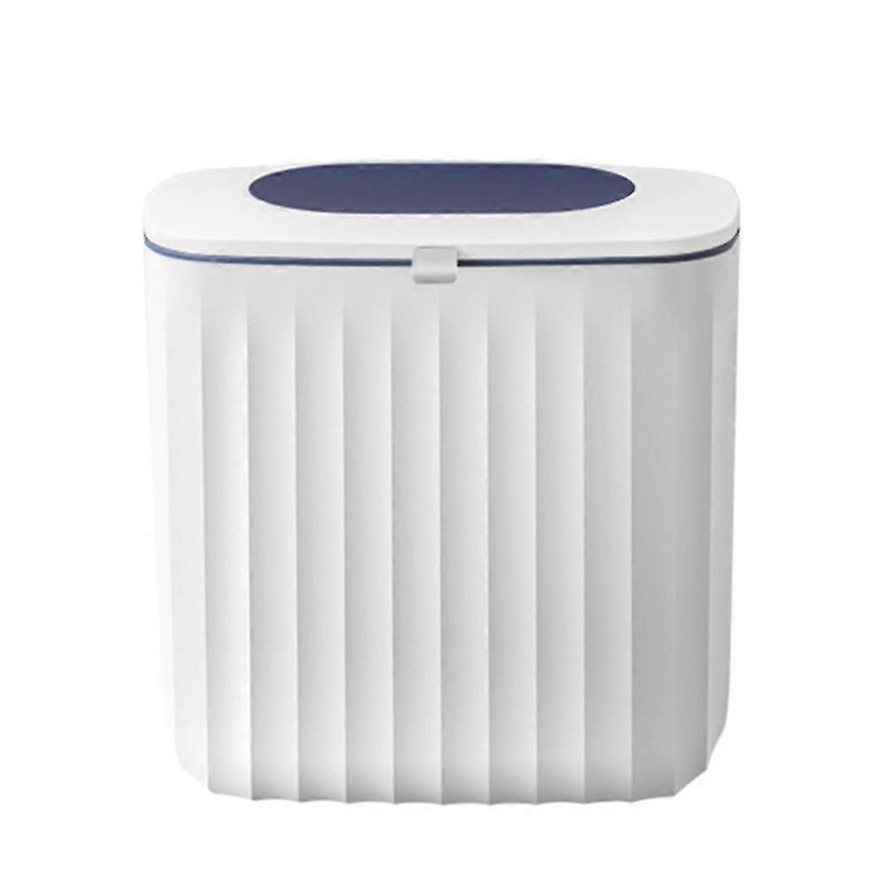 Trash Can Creative Kitchen Wall Hanging Recycling Garbage Bin(blue)