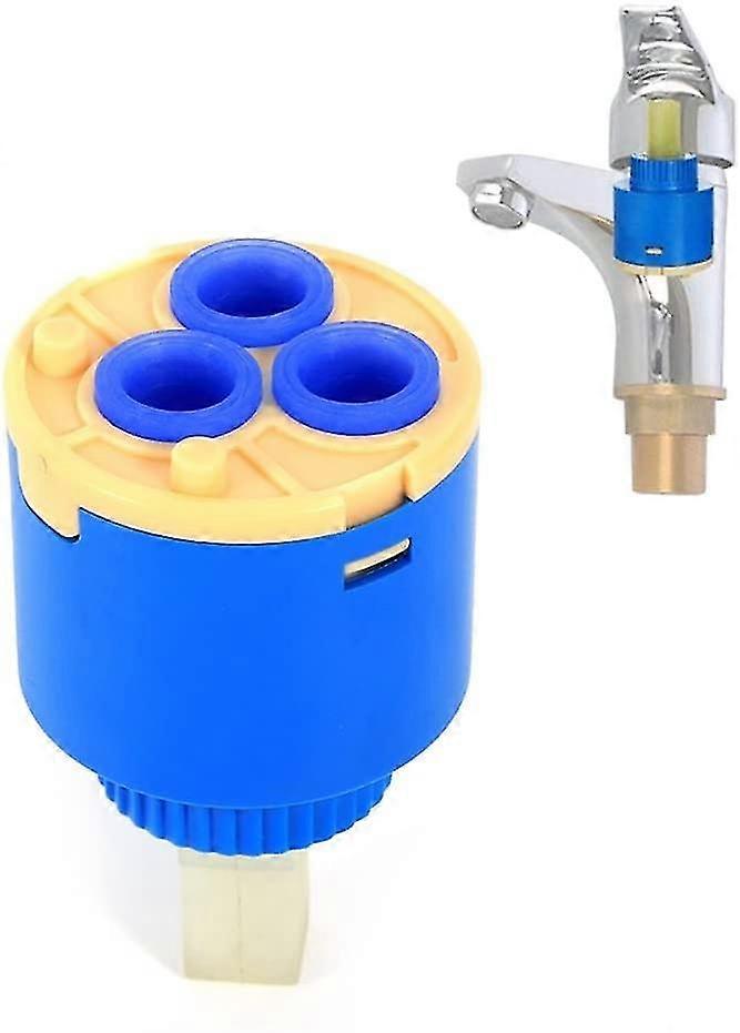 35/40mm Ceramic Cartridge Faucet Replacement Water Mixer Tap Inner Control Faucet Valve(40mm)
