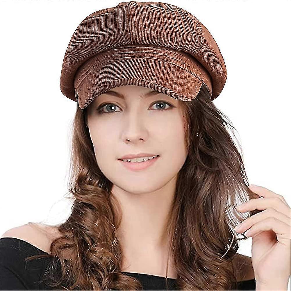 Ladies Beret Peaked Cap Visor Newsboy Cap Painter Cap
