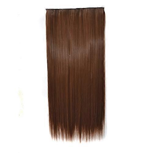 12# One-piece Seamless Five-clip Wig Long Straight Wig Piece