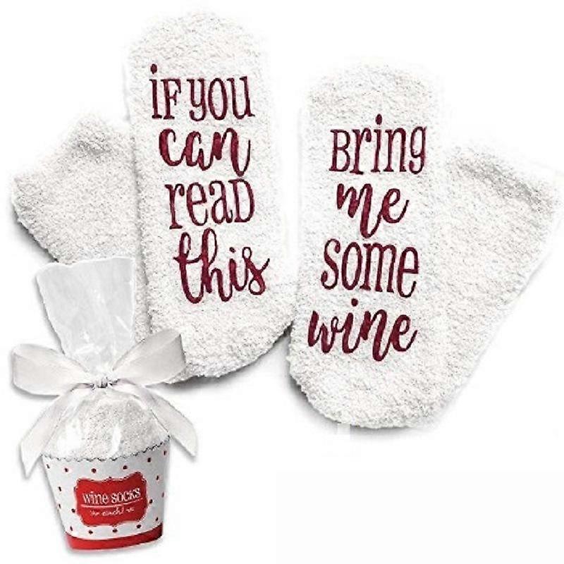 If You Can Read This Bring Me Some Tea!  - Socks Cupcake Gift Packaging