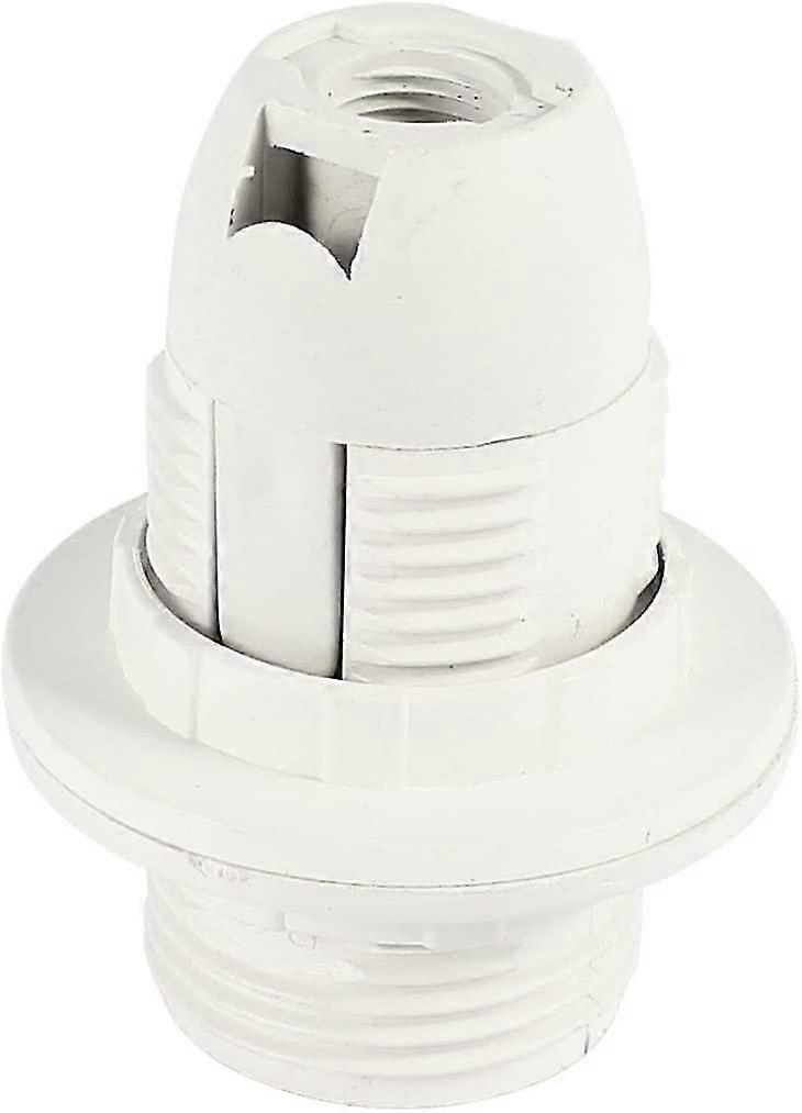 Plastic Shell Screw Type E14 Bulb Light Lamp Holder Socket Ac 250v 2a [energy Class A+] (white) (1pc)