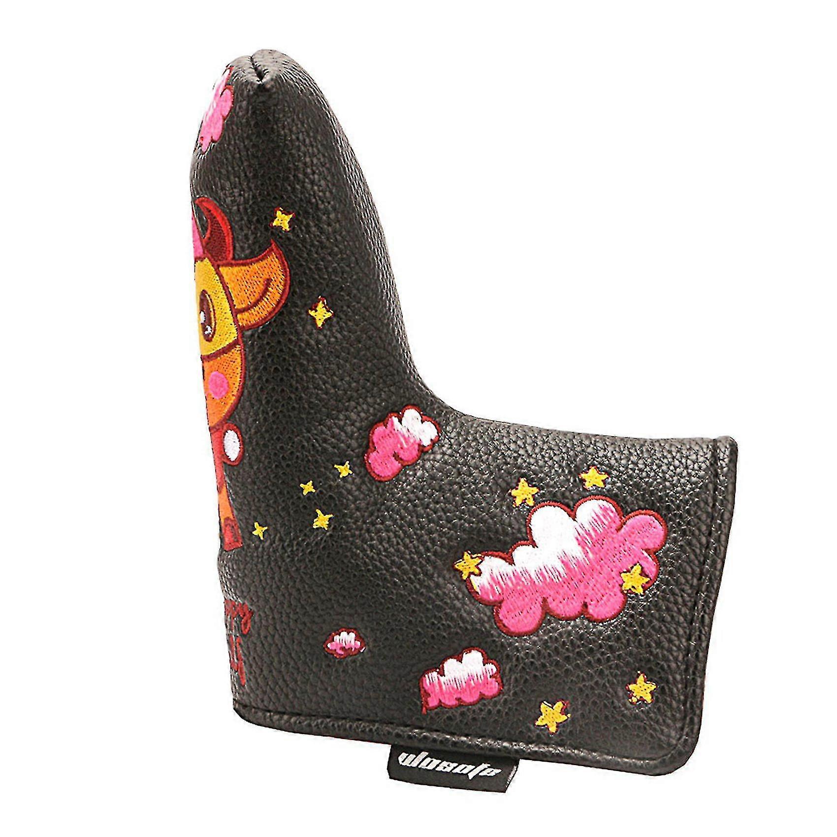 Wosofe Golf Putter Headcover Style Compatible With Golf Blade Club Heads Black