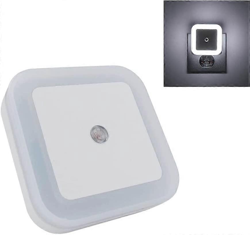 Night Light Plug in Wall,LED 0.5W Energy Saving Night Lights with Dusk to Dawn Photocell Sensor(White Light)