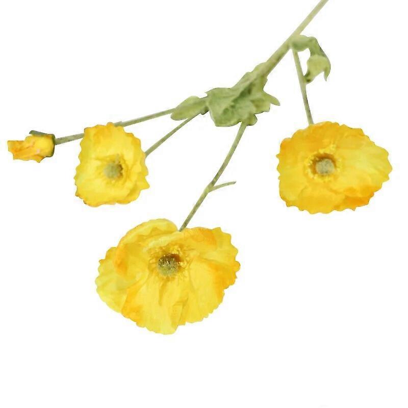 Redkid Artificial Flowers Poppies Living Room Plastic Wedding Bouquet Multicolor Flower Artificial H