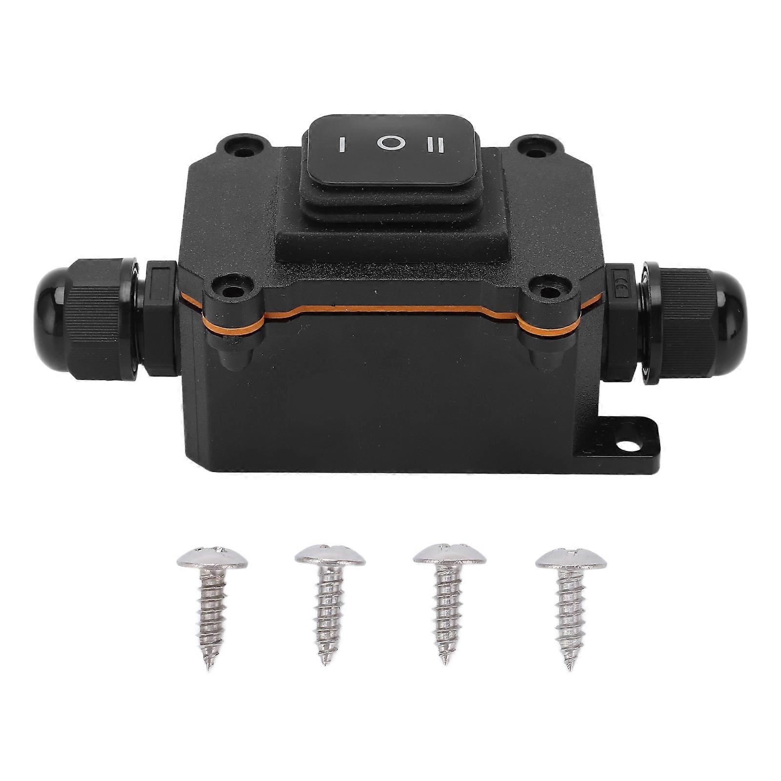 3 Position ON/Off/ON Rocker Switch 12V 16A IP68 Waterproof Universal for Car Boat Ship RV