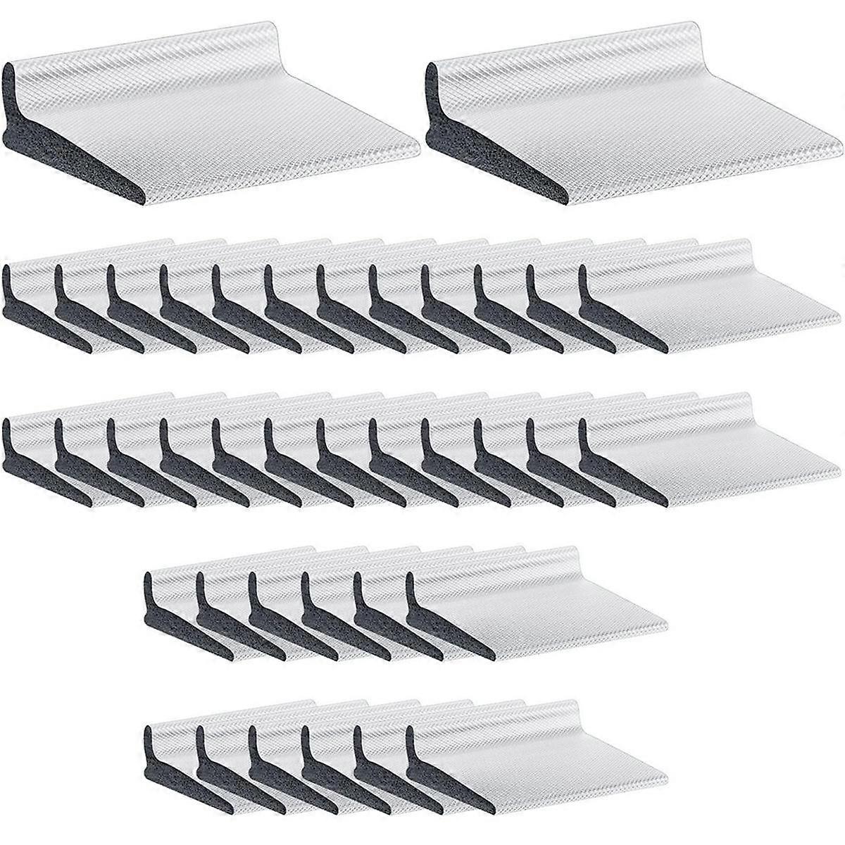 50 Pieces Door Corner Seal, Self Adhesive Frame Door Corner Seals for Noise Isolation and Weather P