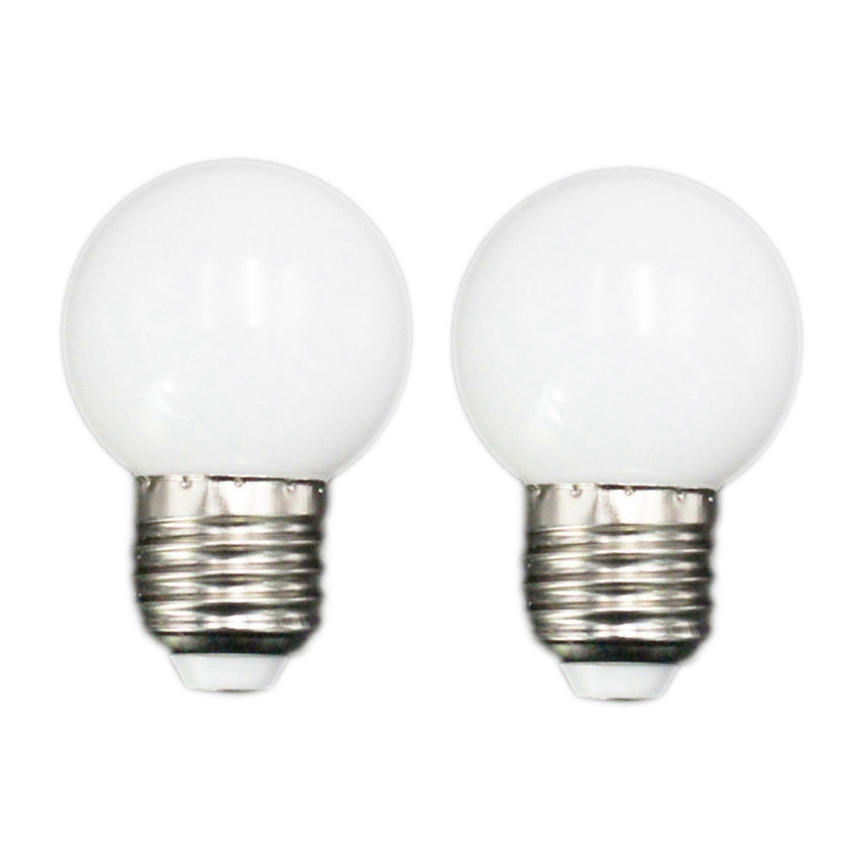E27 Led Bulbs - E27 1W Pe Frosted Led Globe Colorful White/Red/Green/Blue/Ylellow Lamp 220V -2PCs(W