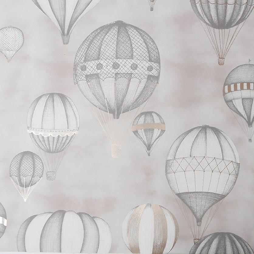 Balloon Fiesta Metallic Wallpaper