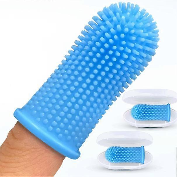 360 Dog Tooth Brushing Kit for Dog Teeth Cleaning 2-Pack