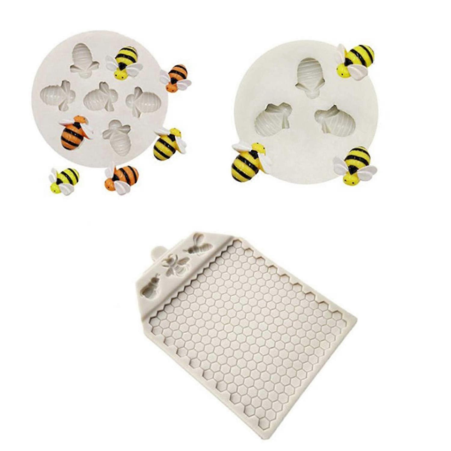 Siliconen Fondant Suikervorm 3 Delig