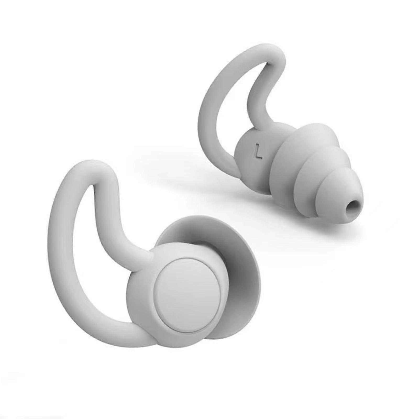 Noise Cancelling Earplugs for Sleeping, Noise Reduction Earplugs, Reusable Soft Silicone Earplugs, Noise Sensitivity and Flying, 40dB Noise Reduction