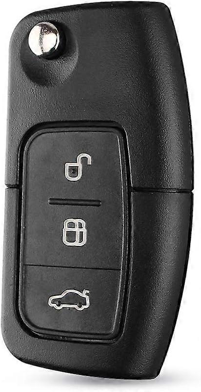 Plastic Car Key Replacement Shell Case for Ford Focus/C-Max/Galaxy/Kuga/S-Max/Mondeo, 3 Buttons