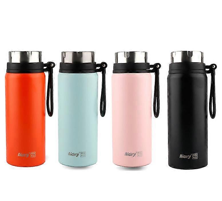 Sports Water Bottle Stainless Steel Thermos Cup Mouth Flask Insulated Water Bottles