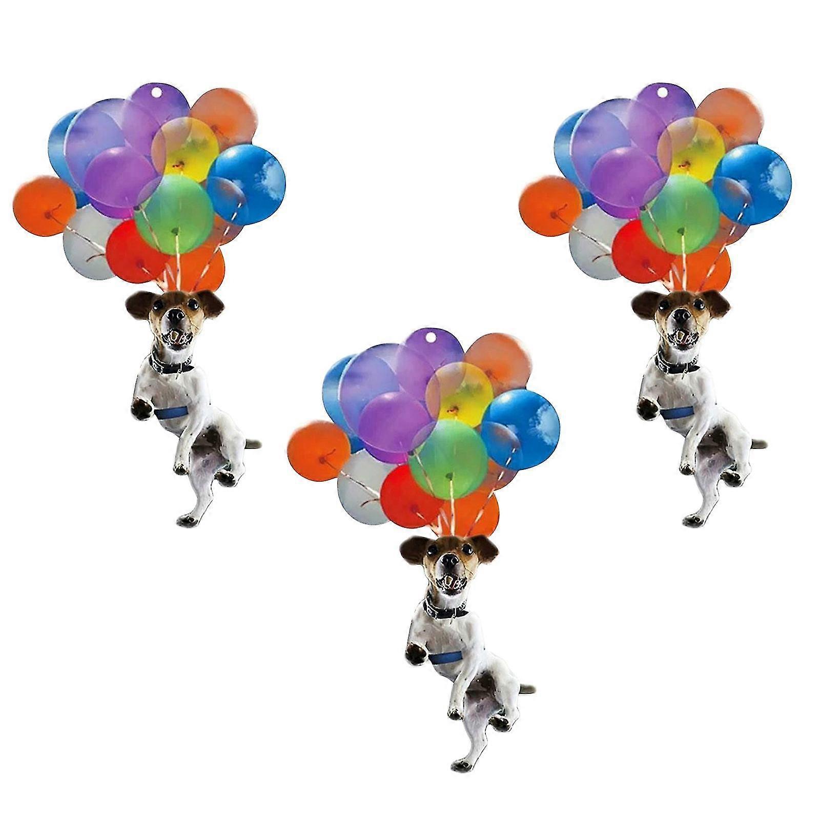 カラフルなかわいい犬の車ハンギング装飾品 -バルーンハンギング装飾装飾の装飾ホット