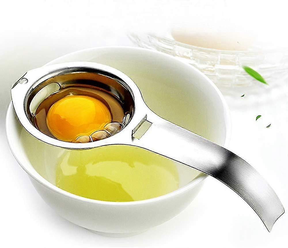 Yolk Stainless Steel Filter Divider Kitchen White Egg Separator Dishwasher Safe Tool