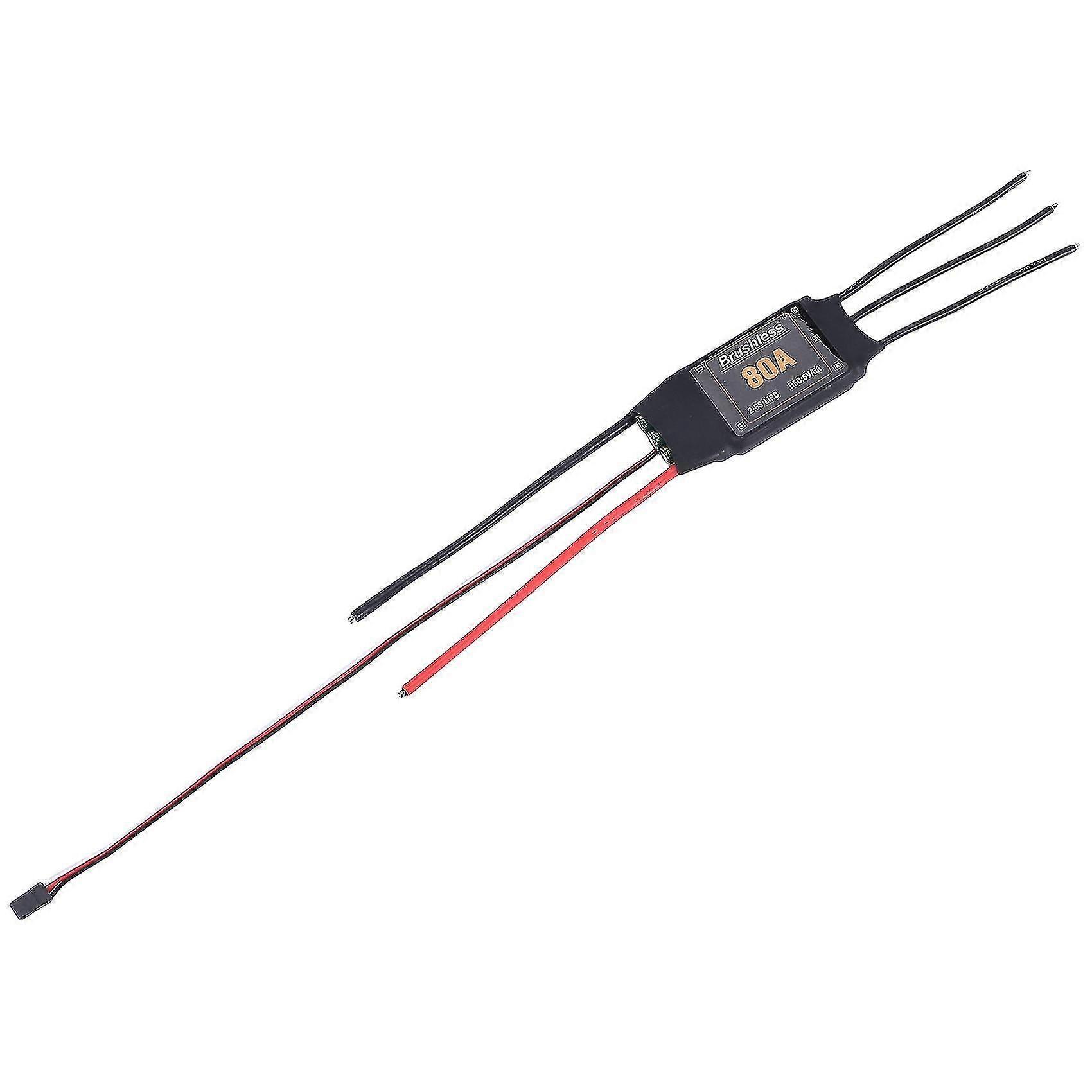 80a Esc Bec 2-6s Speed Controller With Ubec For Rc Airplanes Helicopter