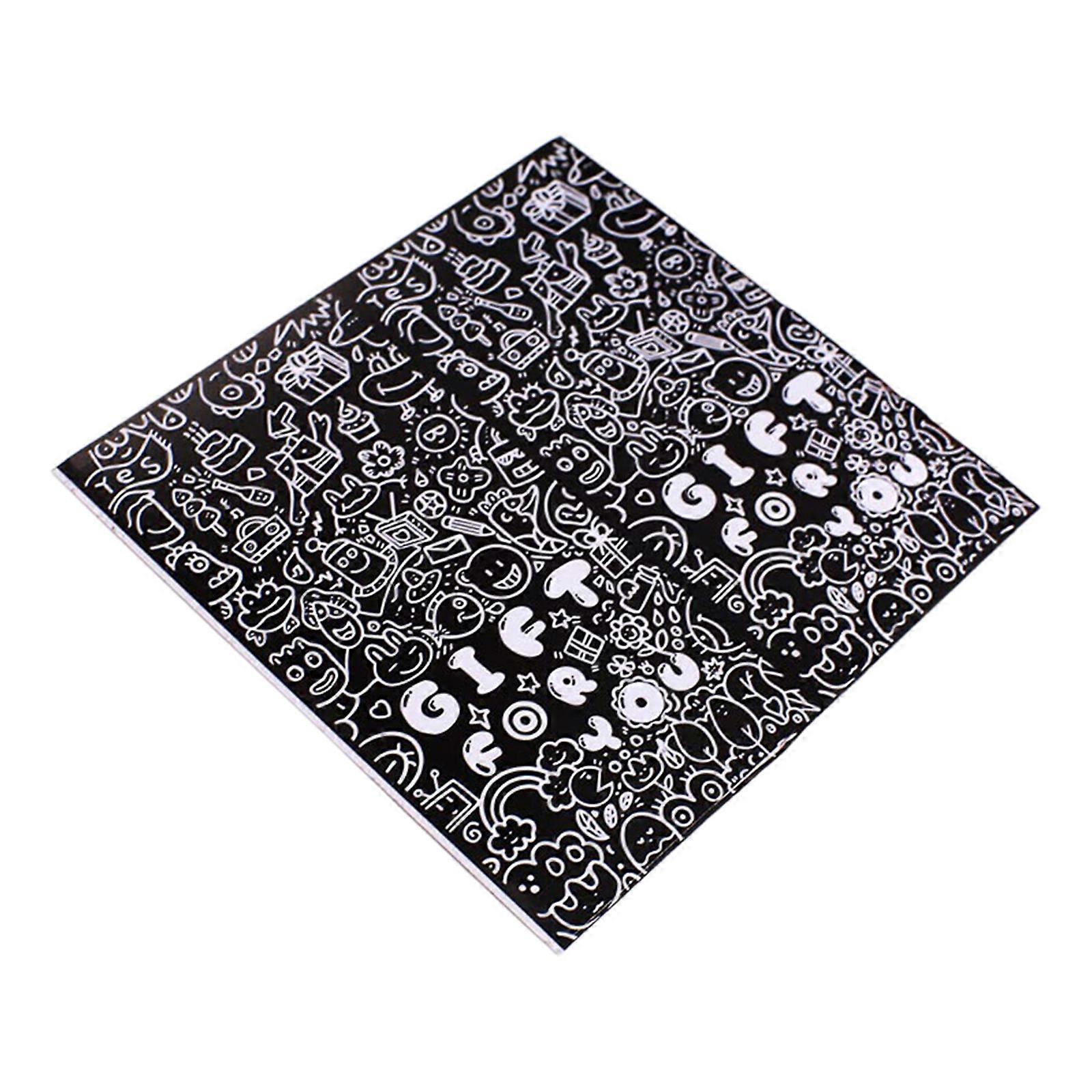 Graffiti Rectangular Sealing Stickers 50pcs/set Stationery Wrapping Seal Labels