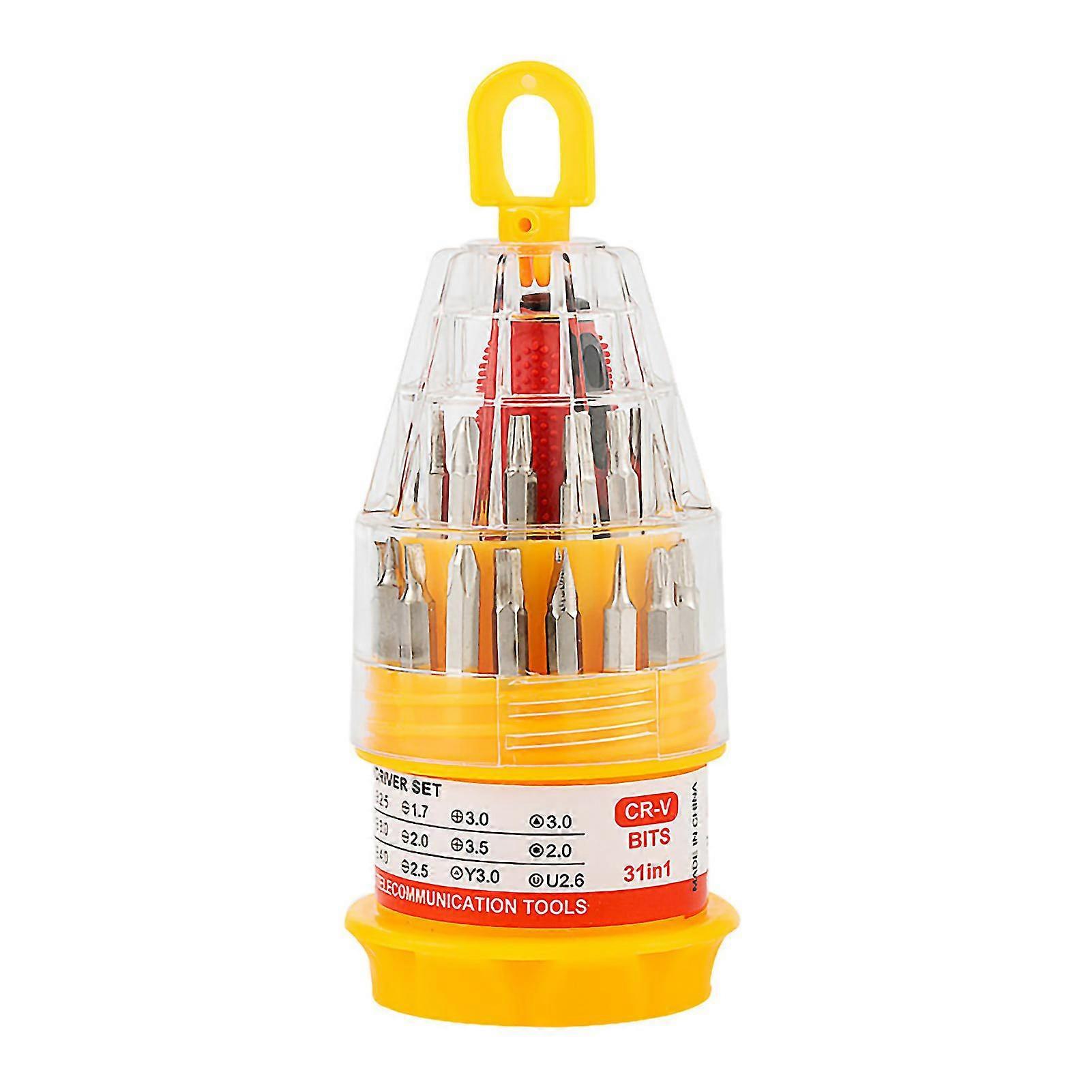 31 in 1 Screwdriver Set for Electronics Repair Mobile Phone Tool Kit with Carbon Steel