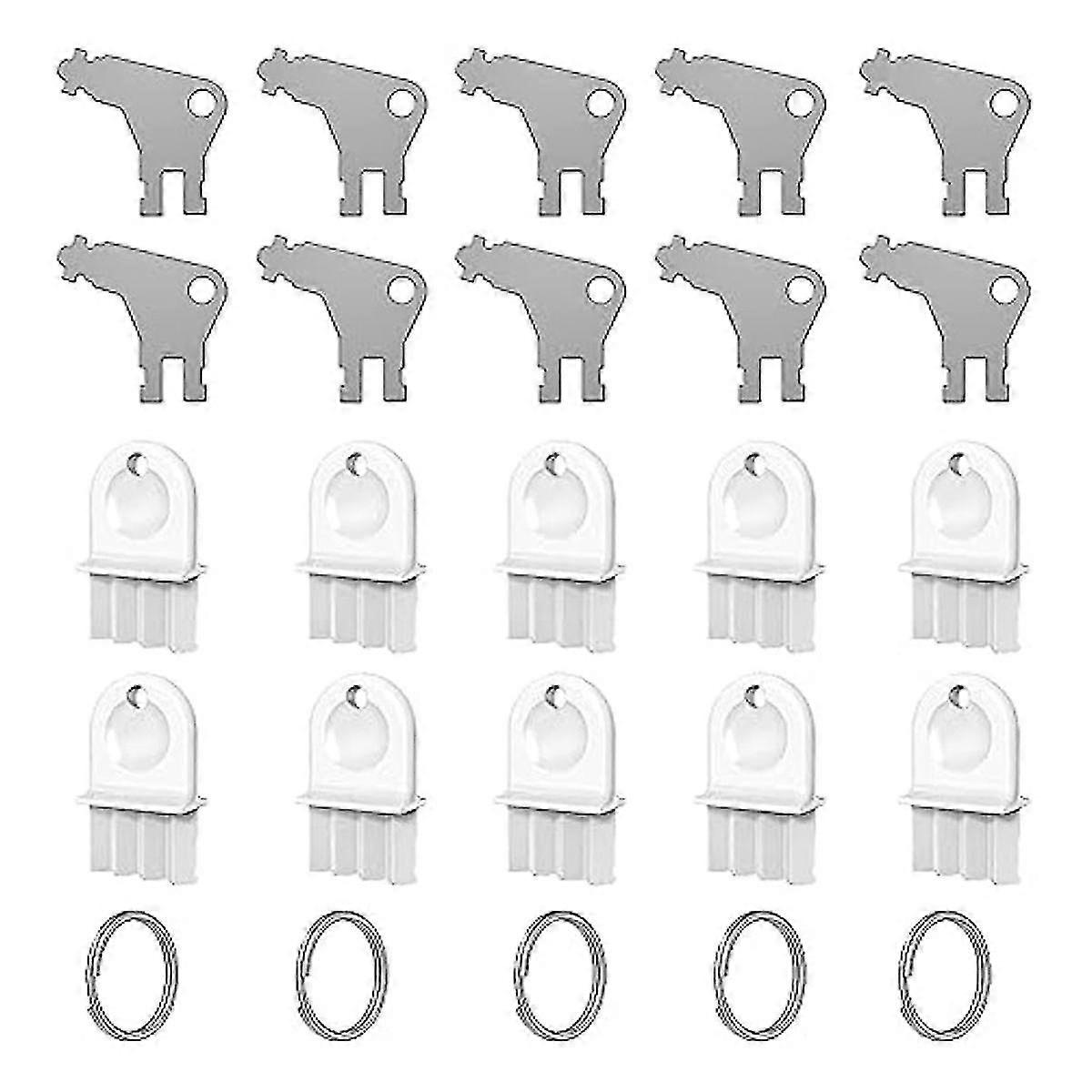 Paper Towel Dispenser Key, 20pack Toilet Paper Dispenser Paper Dispenser Key Universal Replacement Key Paper Roll Tools