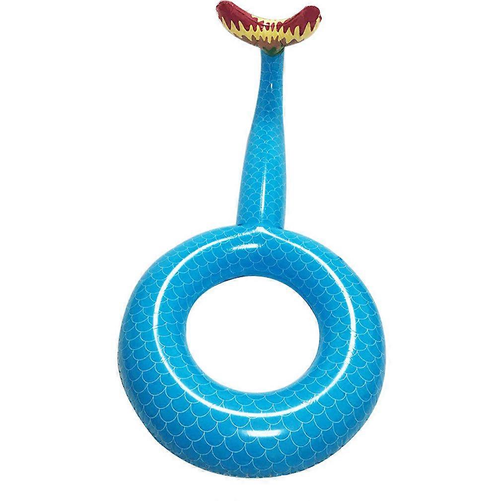 Mermaid Tail Swim Rings Inflatable Pool Float Lounger Raft Summer Beach Toy