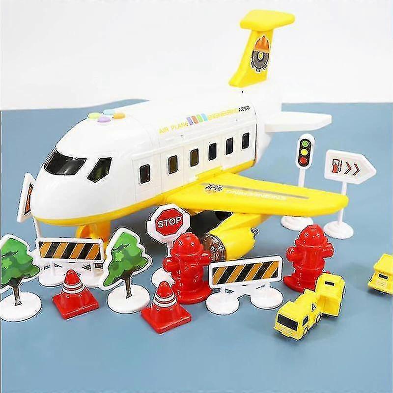 Airliner Deformation Music Simulation Diy Track Inertial Toy
