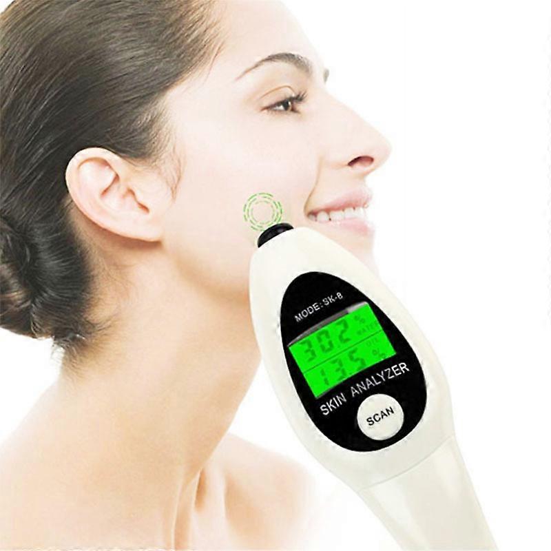 Digital Skin Detector Pen with LCD Display Portable Skin Analyzer Water Oil Tester Analysis Machine