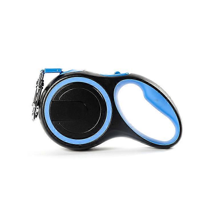 Retractable Dog Leash Extension Leash - Blue, 8 Meters - Extension Leash with Anti-Slip Brake, Release Button, Anti-Twist Lobster Clip, Soft Handle -