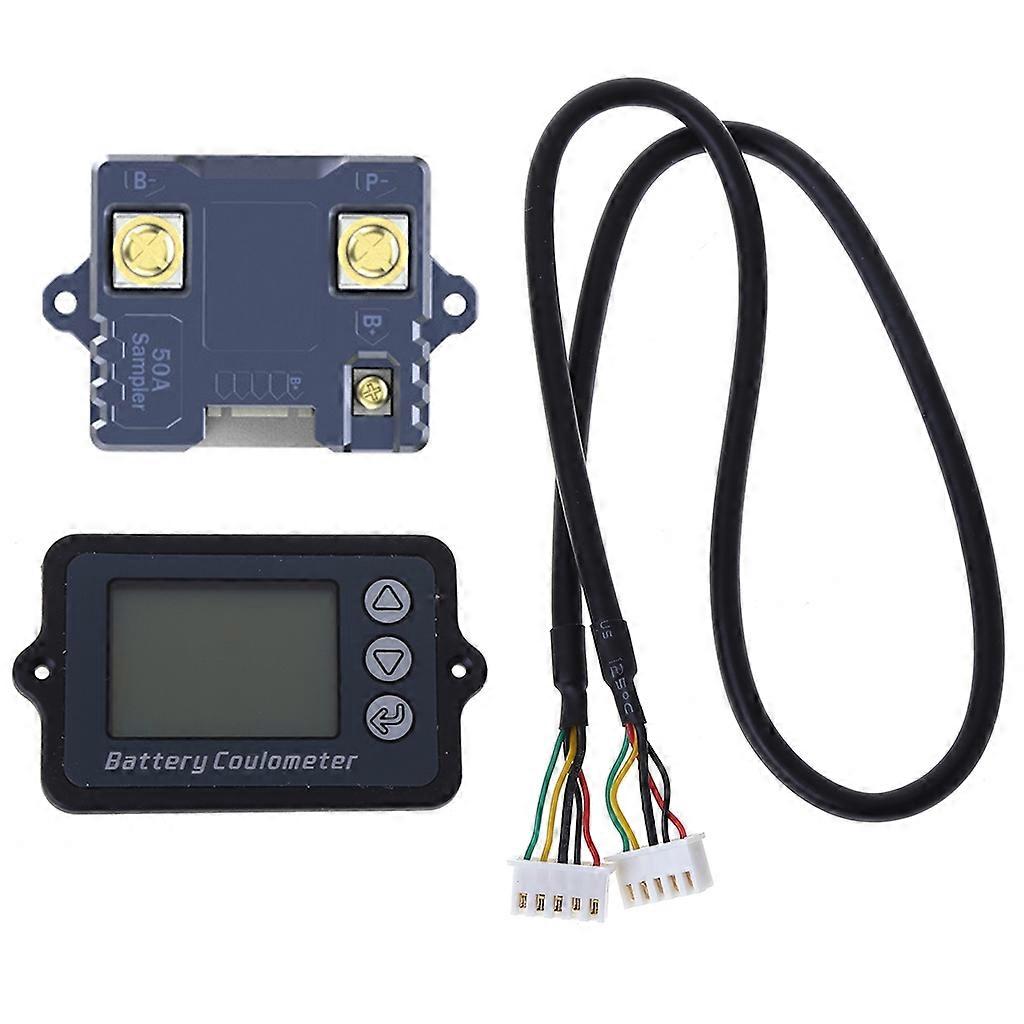 TK15 5-50A 8-120V Coulomb Meter with Shell Electric Vehicle Battery Indicator Lithium iron Phosphate Capacity Detector
