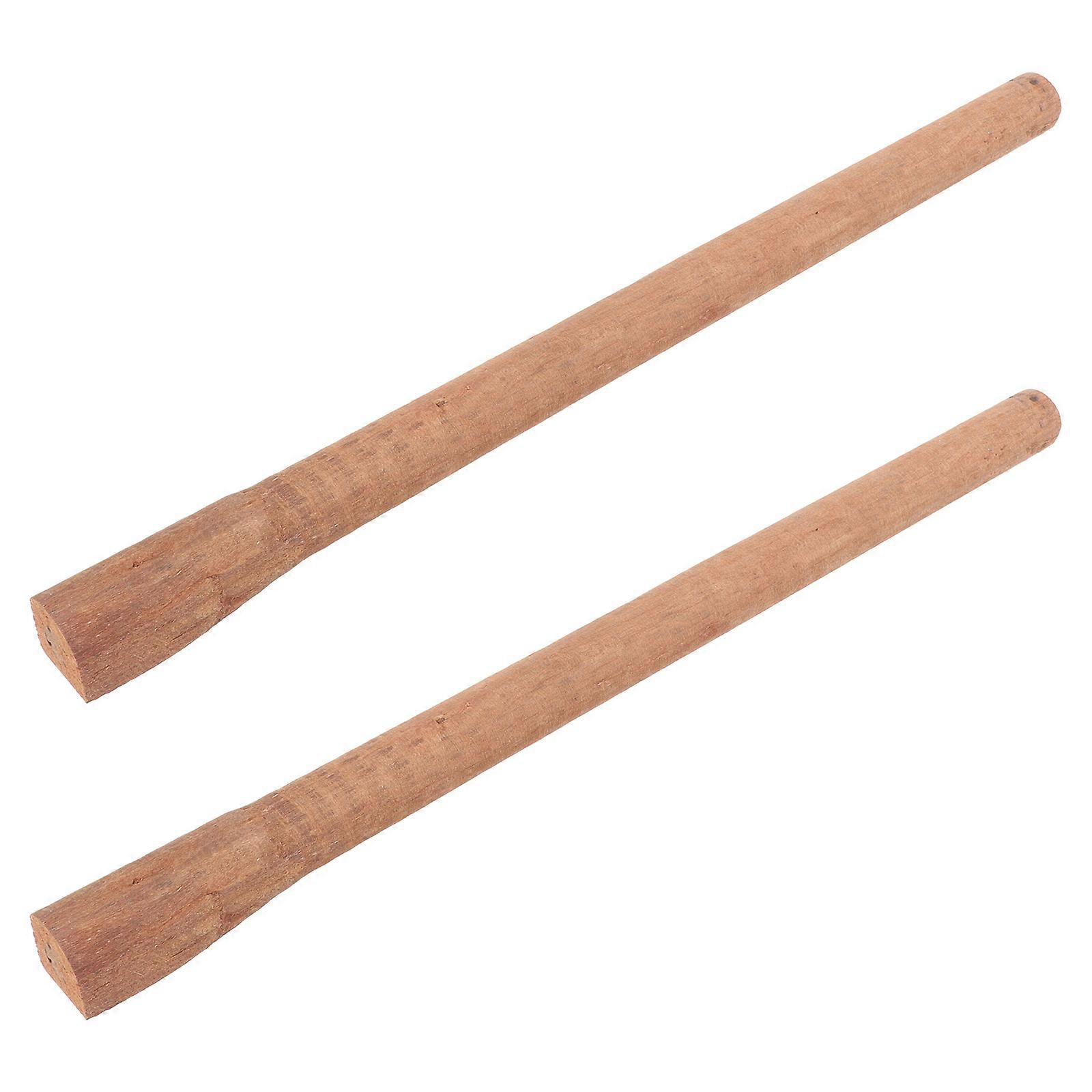2pcs Hatchet Handle Axe Handle Replacement Square Wooden Handle Broad Axe Handle