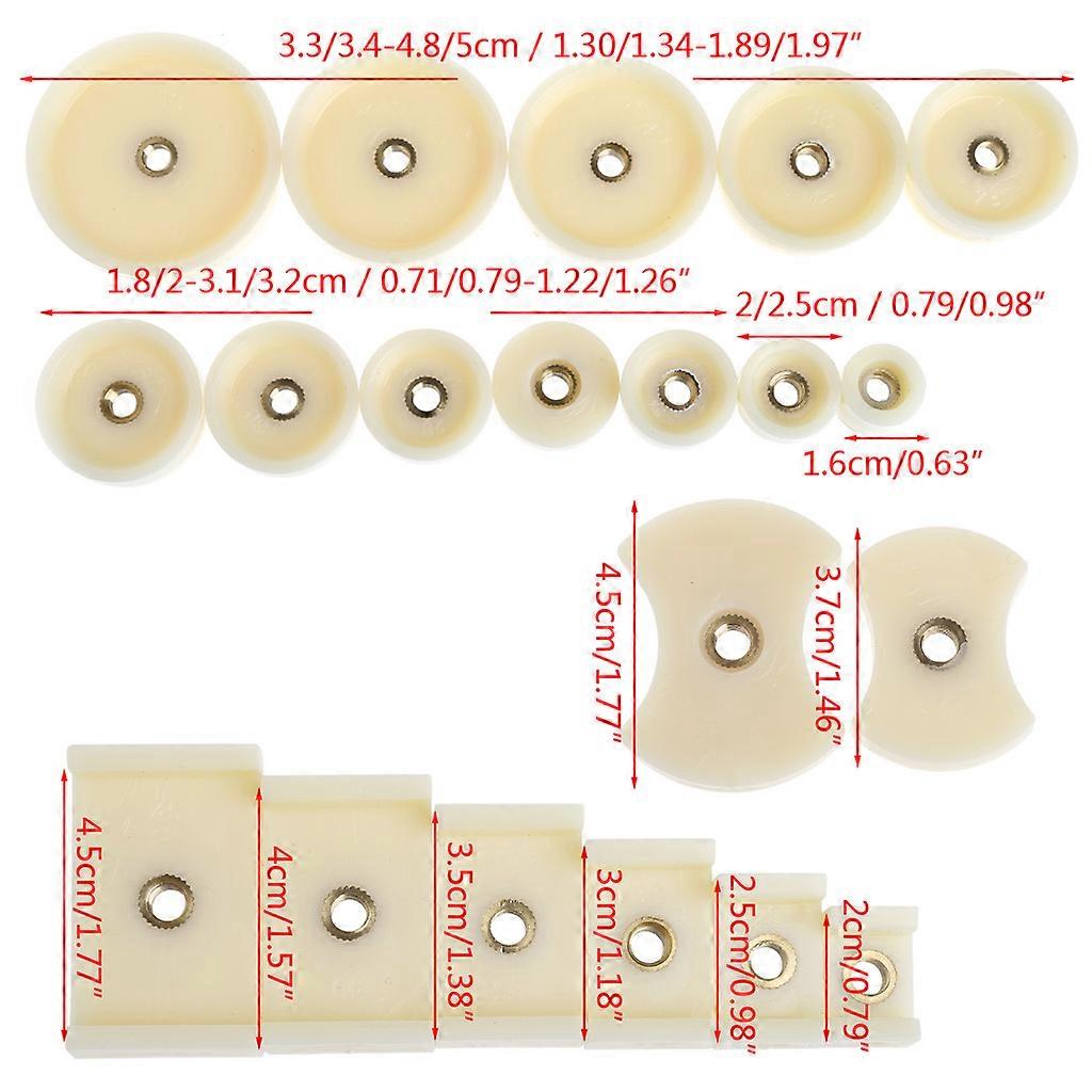 20 Pieces/set Watch Back Press Fitting Dies Repair Kit Round Rectangular