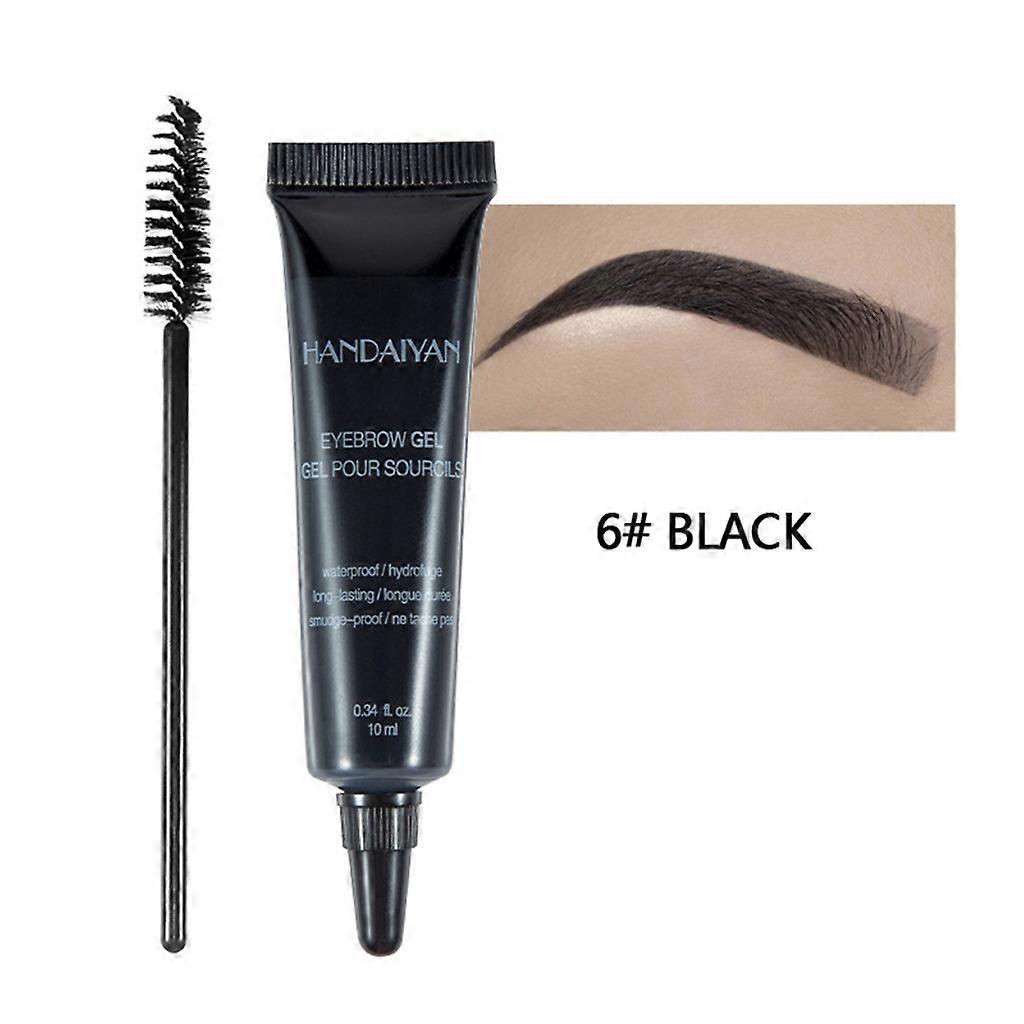 Eyebrow Cream Natural 6 Colors Liquid Dyeing Eye Brow Cream Waterproof Durable