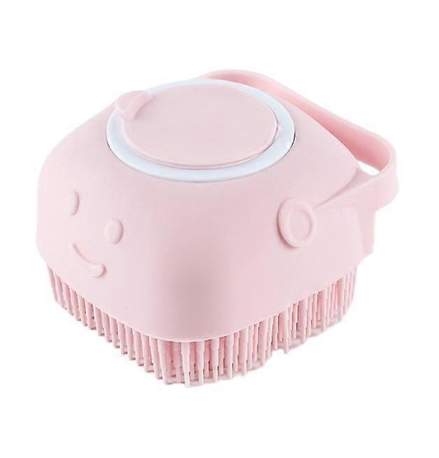 Pet Grooming Bath Massage Brush with Soap and Shampoo Dispenser