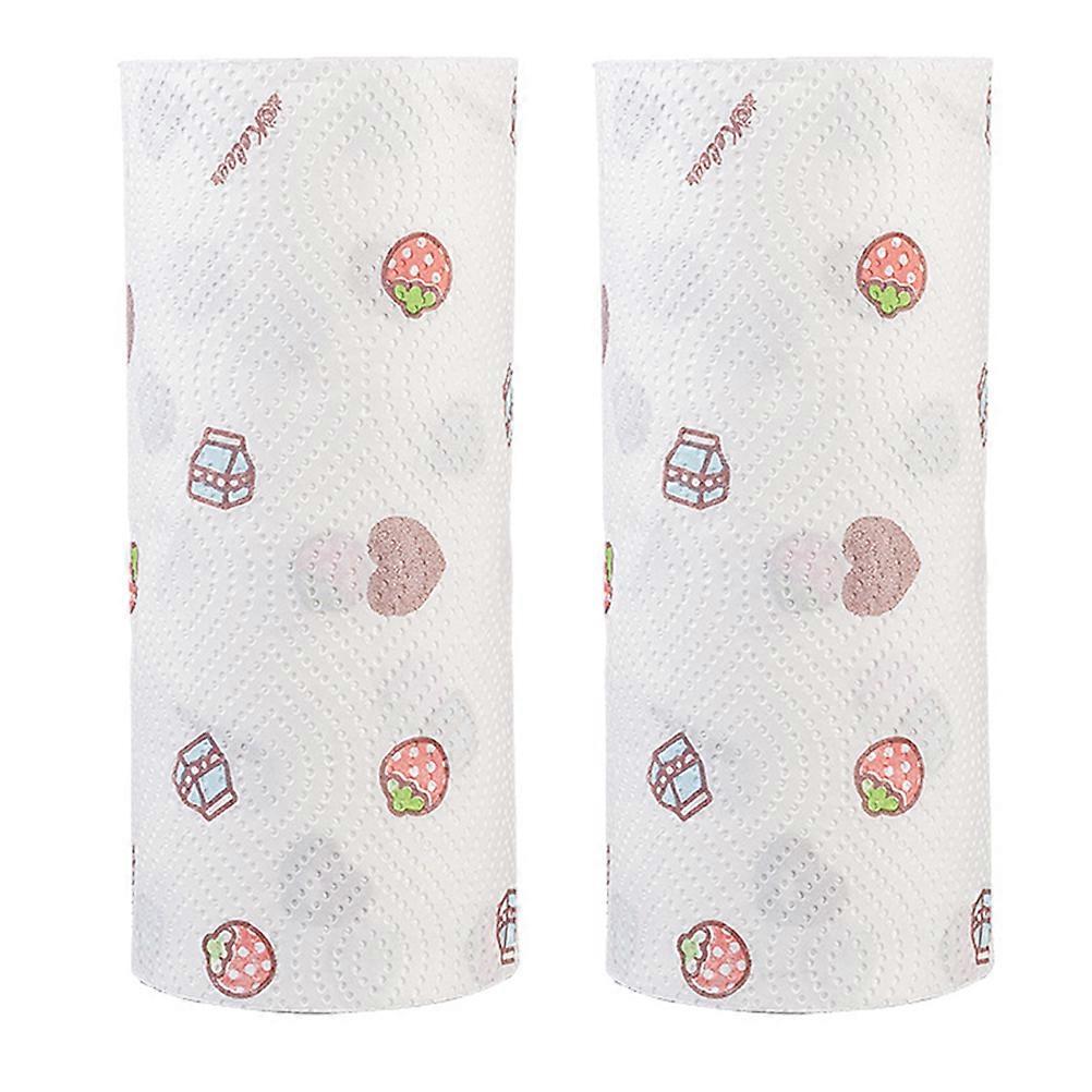 2 Rolls Rolling Papers Kitchen Roll Paper Roll Kitchen Towel Tissue Paper Towels
