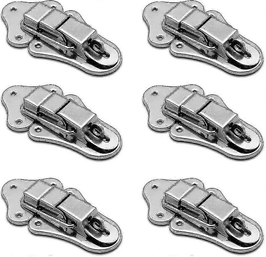 6 Pack Lock Toggle Catch Sturdy Suitcase Wooden Box Flight Case Latch