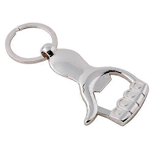Silver Color Thumb Up Hand Keychain Key Ring Beer Bottle Opener Key Chain Gift